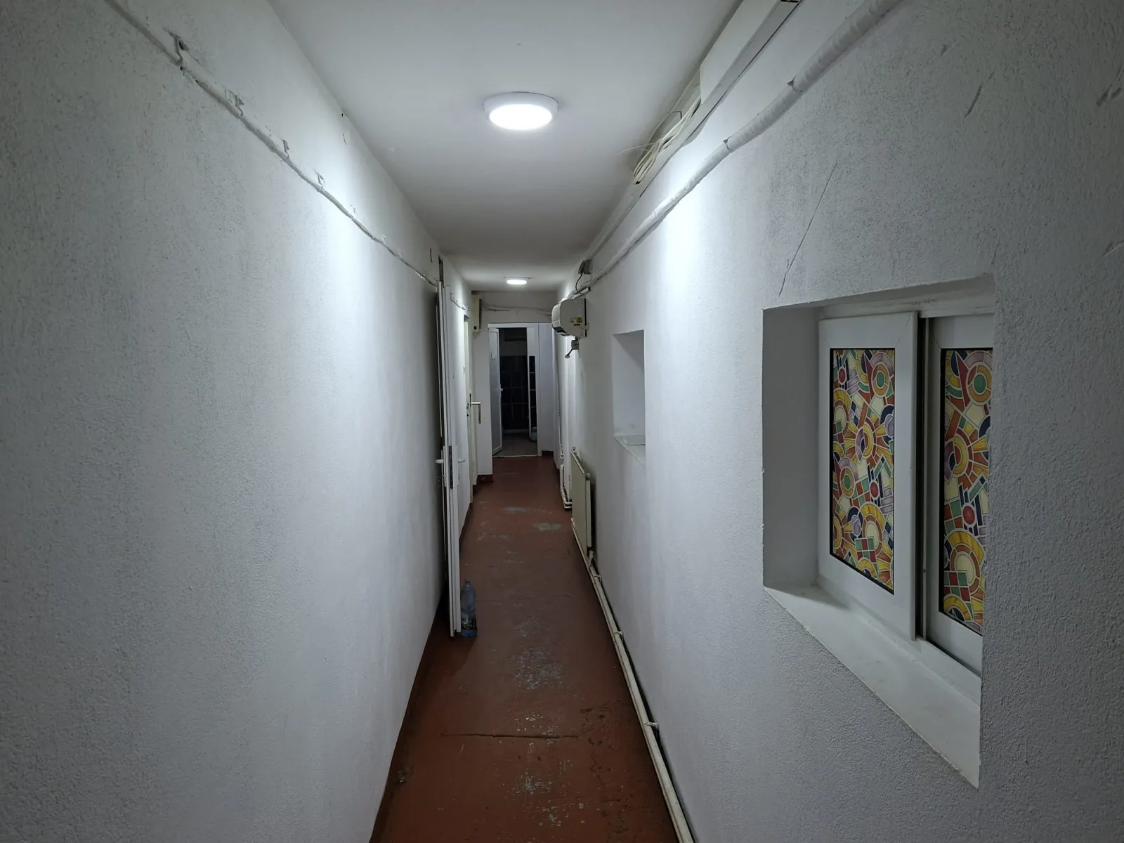 Kitchen corridor with rear hotel access